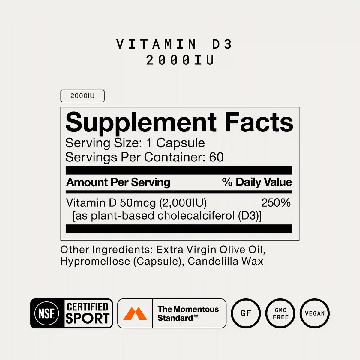 Vitamin D3 2000 IU