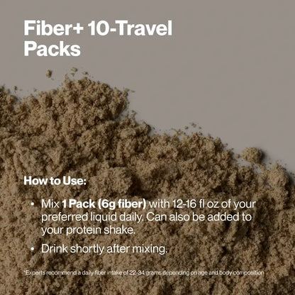 Fiber+ 10-Travel Packs