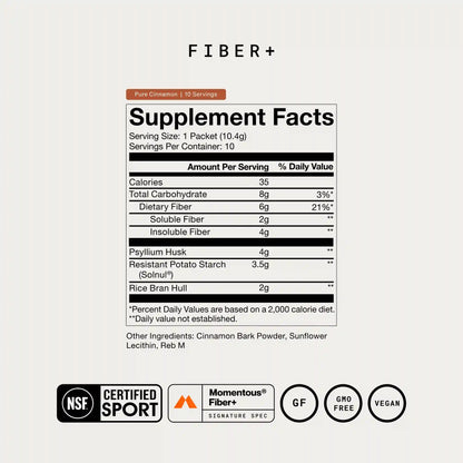 Fiber+ 10-Travel Packs