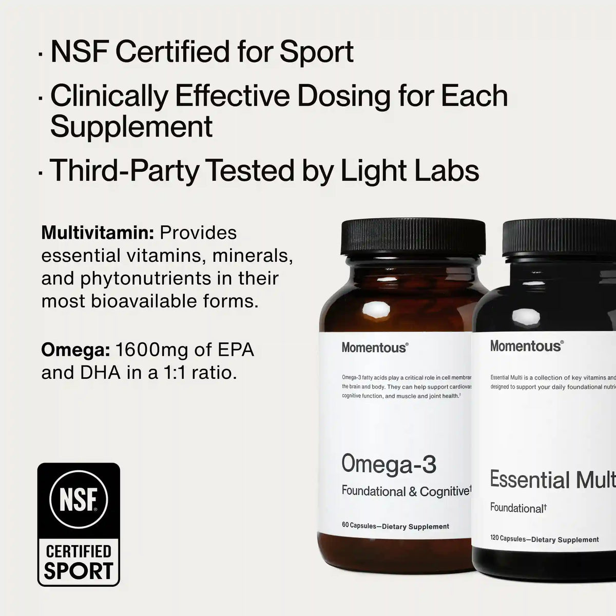 Omega-3 & Multi Stack