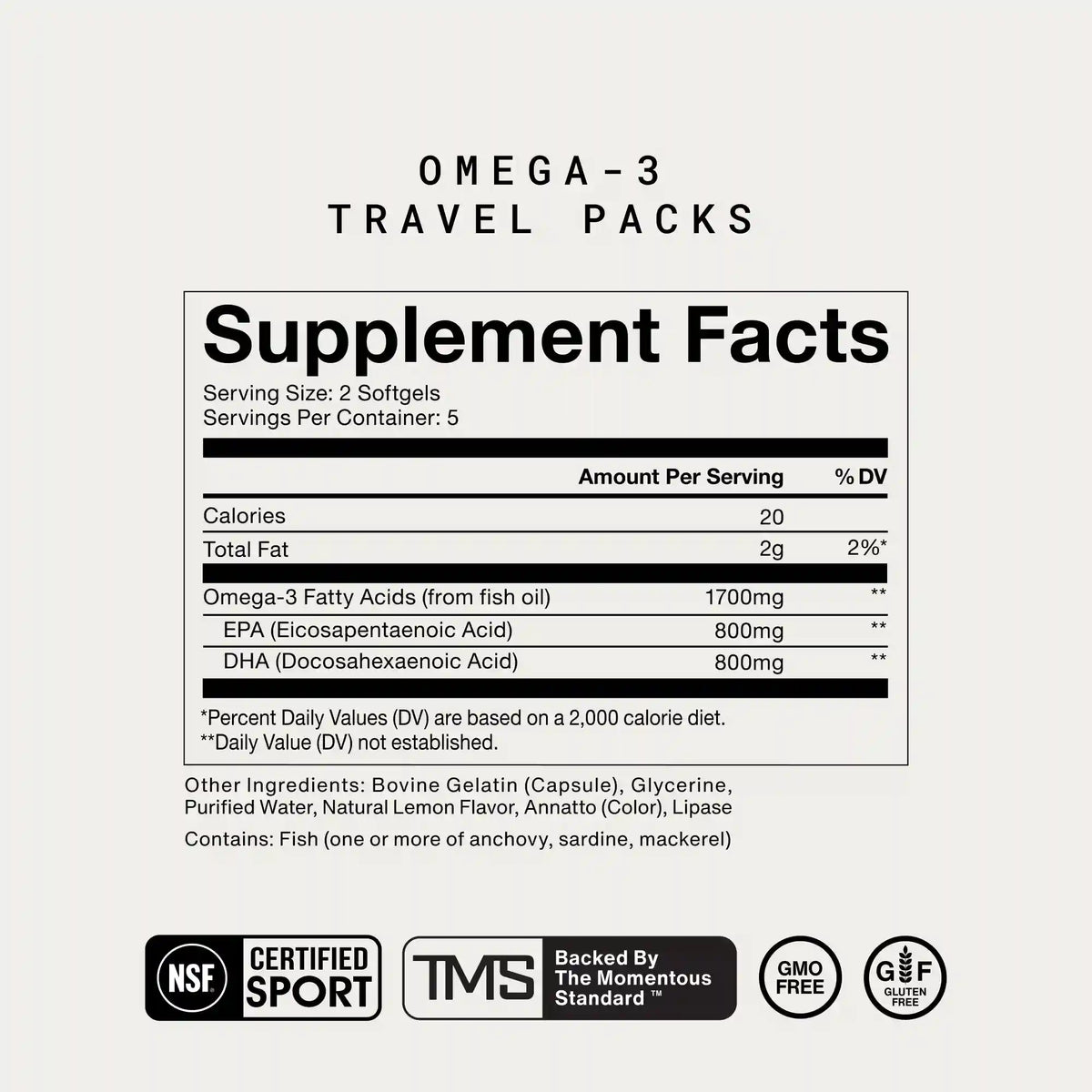 Omega-3 Travel Packs